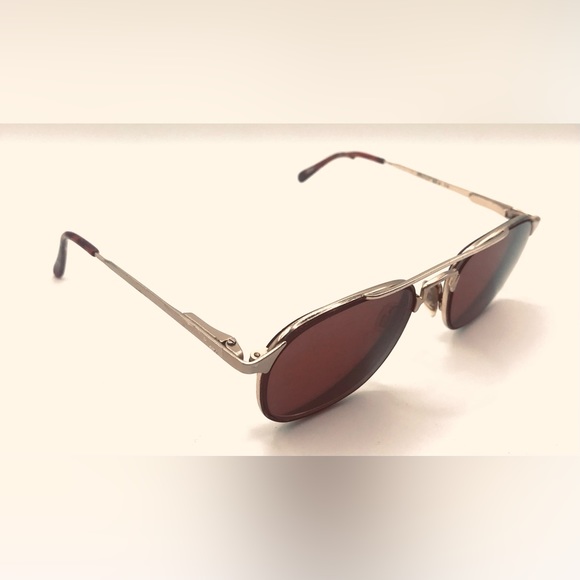 Vintage MGT NEW76 Tortoise Gold Pilot Sunglasses Frames Only - Picture 2 of 8